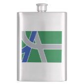 Vlag van Albany, Oregon Flacon (Voorkant)