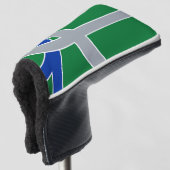 Vlag van Albany, Oregon Golfheadcover (3/4 voorkant)