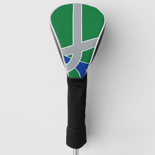 Vlag van Albany, Oregon Golfheadcover (Voorkant)