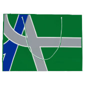 Vlag van Albany, Oregon Groot Cadeauzakje (Achterkant)