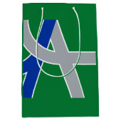 Vlag van Albany, Oregon Medium Cadeauzakje (Voorkant)