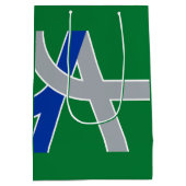 Vlag van Albany, Oregon Medium Cadeauzakje (Achterkant)