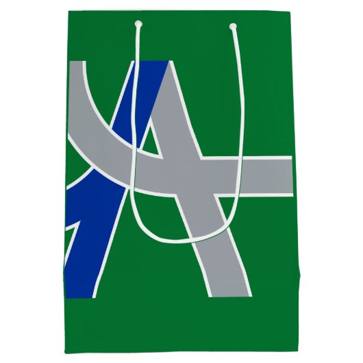 Vlag van Albany, Oregon Medium Cadeauzakje (Achterkant)