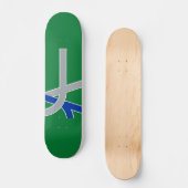 Vlag van Albany, Oregon Persoonlijk Skateboard (Voorkant)