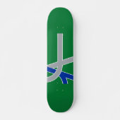 Vlag van Albany, Oregon Persoonlijk Skateboard (Voorkant)