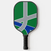 Vlag van Albany, Oregon Pickleball Paddle (Voorkant)