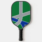 Vlag van Albany, Oregon Pickleball Paddle (Achterkant)
