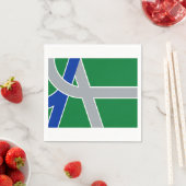 Vlag van Albany, Oregon Servet (Insitu)