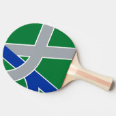Vlag van Albany, Oregon Tafeltennisbatje (Zijkant)