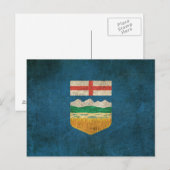 vlag van Alberta Briefkaart (Voorkant / Achterkant)