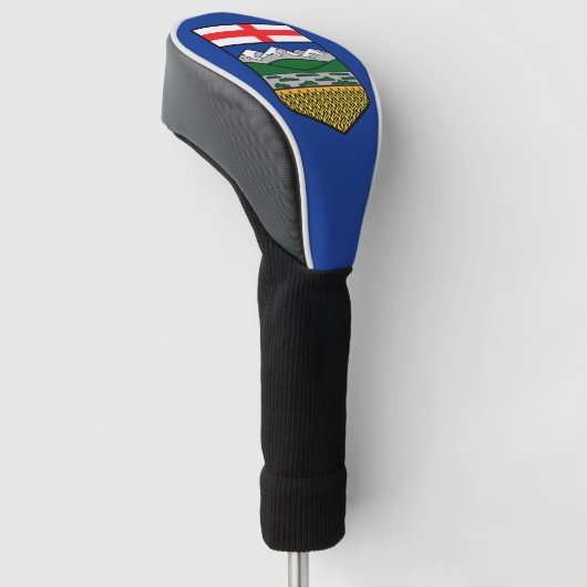 Vlag van Alberta - CANADA Golfheadcover (Schuin)