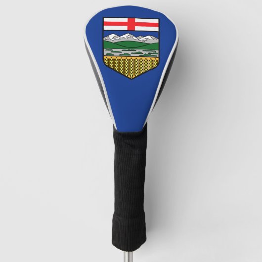 Vlag van Alberta - CANADA Golfheadcover (Voorkant)