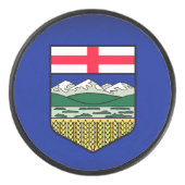 Vlag van Alberta - CANADA Hockey Puck (Voorkant)