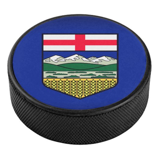 Vlag van Alberta - CANADA Hockey Puck (3/4)