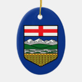 Vlag van Alberta - CANADA Keramisch Ornament (Voorkant)