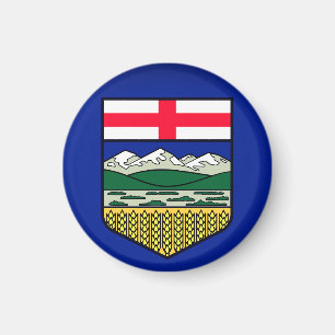 Vlag van Alberta - CANADA Magneet
