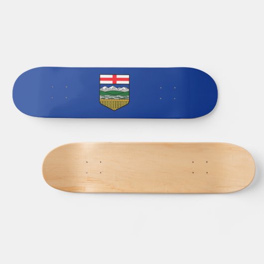 Vlag van Alberta - CANADA Persoonlijk Skateboard (Horizontaal)