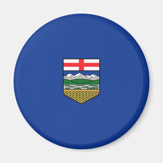 Vlag van Alberta Magneet (Voorkant)