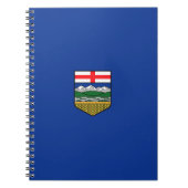 Vlag van Alberta Notitieboek (Voorkant)