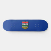 Vlag van Alberta Persoonlijk Skateboard (Horizontaal)