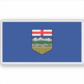 Vlag van Alberta Sticker (Voorkant)