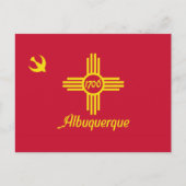 Vlag van Albuquerque, Briefkaart New Mexico (Voorkant)