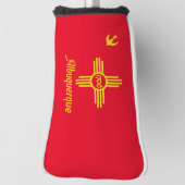 vlag van Albuquerque Golfheadcover (Draai 90)