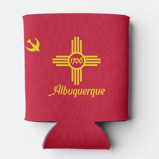 Vlag van Albuquerque, Koelbox New Mexico Blikjeskoeler (Achterkant)
