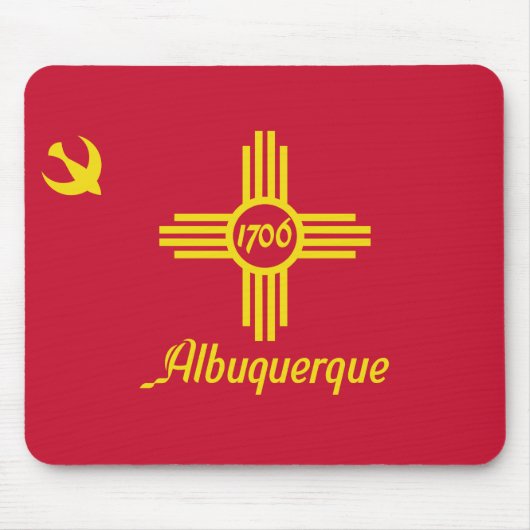 Vlag van Albuquerque, Muismat New Mexico (Voorkant)