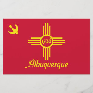 Vlag van Albuquerque (New Mexico) Briefpapier