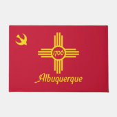 Vlag van Albuquerque (New Mexico) Deurmat (Voorkant)