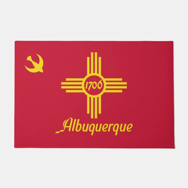 Vlag van Albuquerque (New Mexico) Deurmat (Voorkant)
