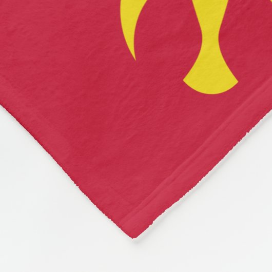 Vlag van Albuquerque, New Mexico Fleece Blanket (Hoek)