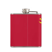 Vlag van Albuquerque, New Mexico Hip Flask Heupfles (Achterkant)