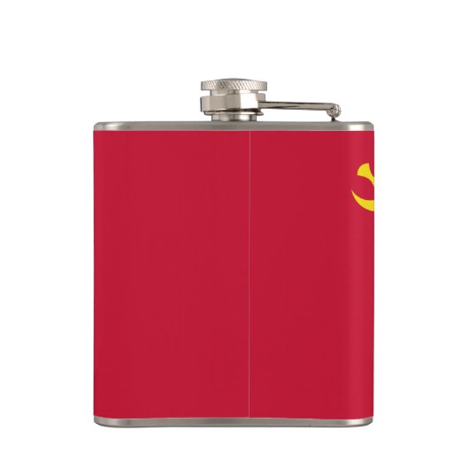 Vlag van Albuquerque, New Mexico Hip Flask Heupfles (Achterkant)