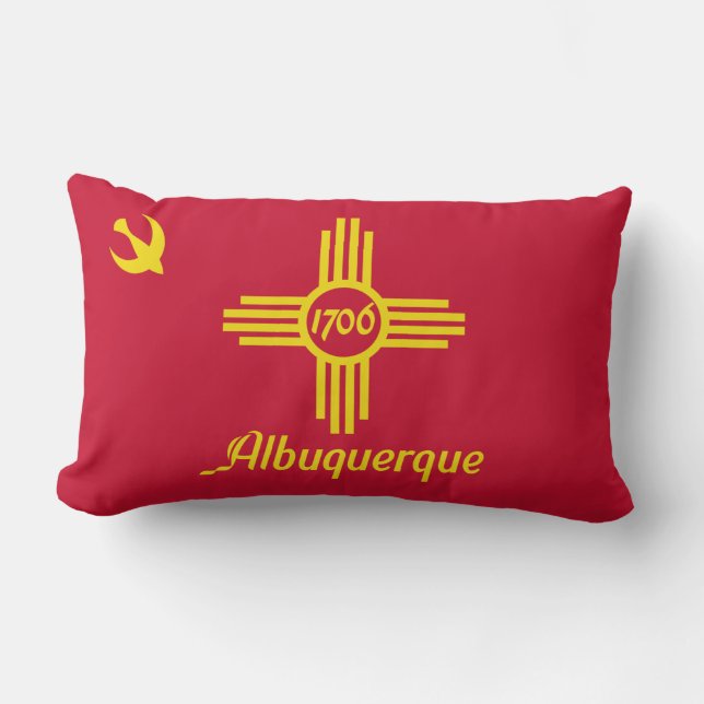 Vlag van Albuquerque (New Mexico) Kussen (Voorkant)