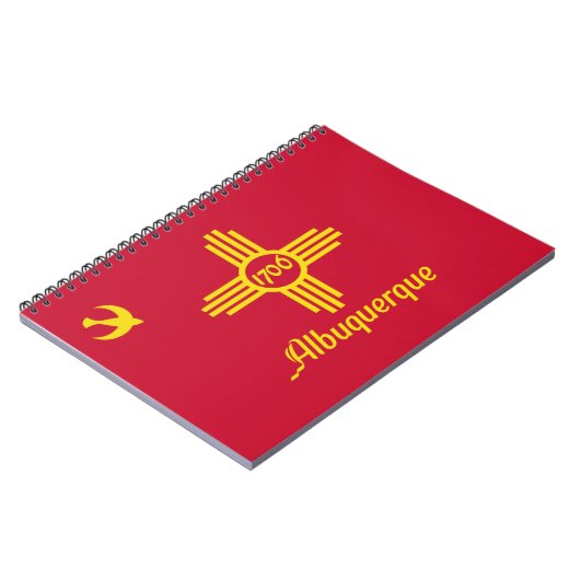 Vlag van Albuquerque (New Mexico) Notitieboek (Linkerzijde)