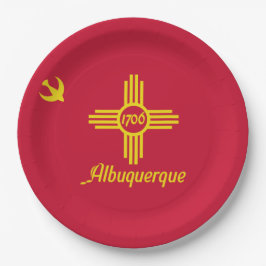 Vlag van Albuquerque (New Mexico) Papieren Bordje