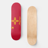 Vlag van Albuquerque (New Mexico) Persoonlijk Skateboard (Voorkant)