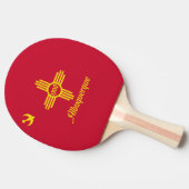 Vlag van Albuquerque, New Mexico Ping-Pong Paddle Tafeltennisbatje (Zijkant)