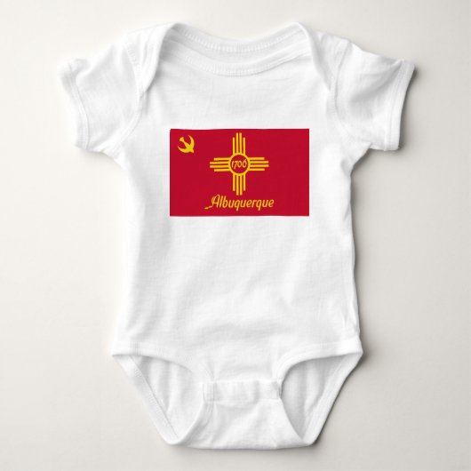 Vlag van Albuquerque (New Mexico) Romper (Voorkant)
