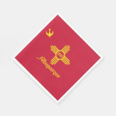 Vlag van Albuquerque (New Mexico) Servet (Hoek)