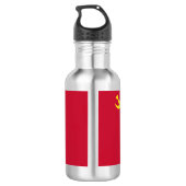 Vlag van Albuquerque, New Mexico Stainless Steel W Waterfles (Achterkant)