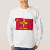 Vlag van Albuquerque (New Mexico) T-shirt (Voorkant)