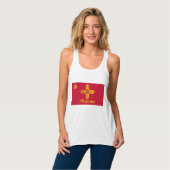 Vlag van Albuquerque (New Mexico) Tanktop (Volledige Voorkant)