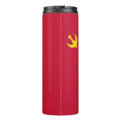 Vlag van Albuquerque, New Mexico Thermal Tumbler Thermosbeker (Achterkant)