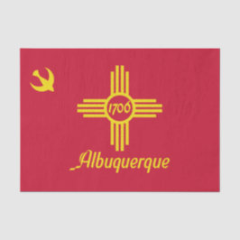 Vlag van Albuquerque (New Mexico) Tissuepapier