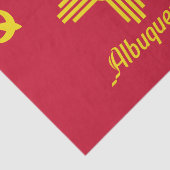 Vlag van Albuquerque (New Mexico) Tissuepapier (Detail)