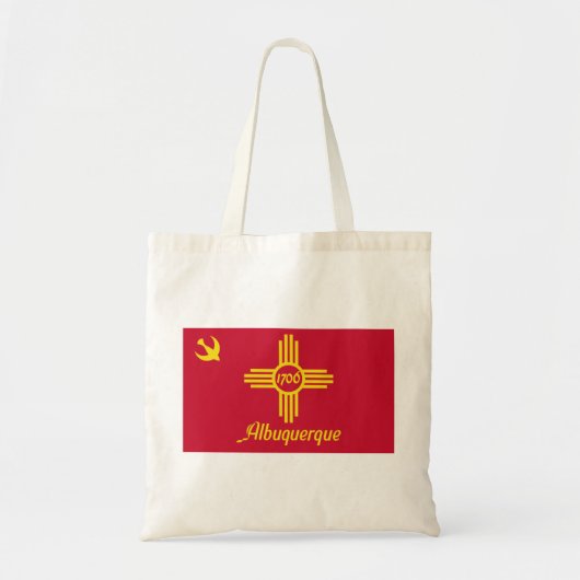 Vlag van Albuquerque (New Mexico) Tote Bag (Voorkant)