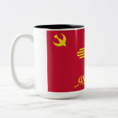 Vlag van Albuquerque (New Mexico) Tweekleurige Koffiemok (Links)